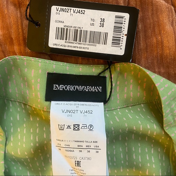 Emporio Armani green wrap skirt - Picture 5 of 6